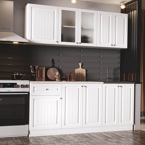 Кухня Хозяюшка 1,8 Акация белая