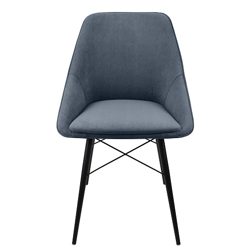 Стул Монти ST Люкс черный муар/Катания Стил