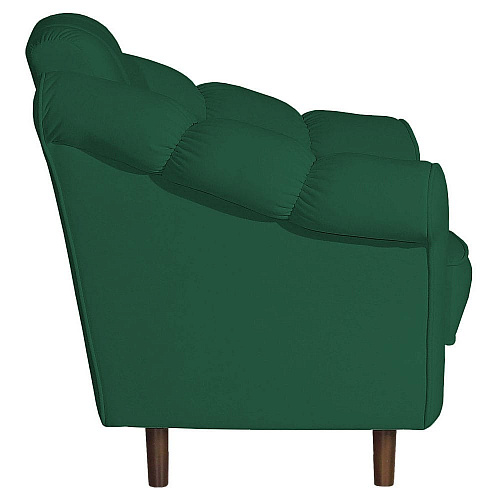 Кресло отдыха Ника Новое CATANIA IZUMRUD/Орех