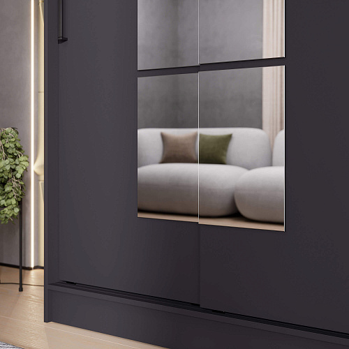 Шкаф-купе ЭЛЕГАНТ 1 Графит