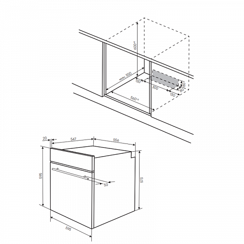 Духовой шкаф Kuppersberg HO 608 BB Glass