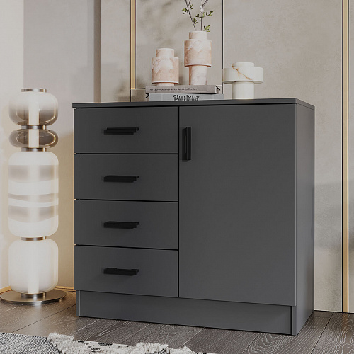 Комод К 800-1Д Графит