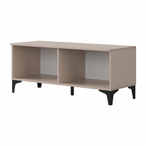 Тумба Рич кашемир/фрапучино матовый/черный