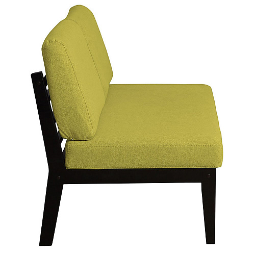 Диван-скамья массив мягкая Венге/UNO LIME