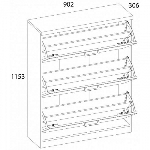 Прихожая DOORSET №1 Дуб наварра