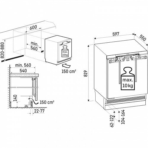 Встраиваемый холодильник Liebherr URd 365i-20 001