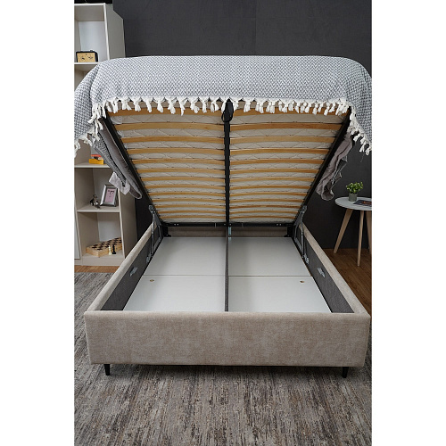 Кровать с подъемным механизмом Венеция 1800 Бежевый