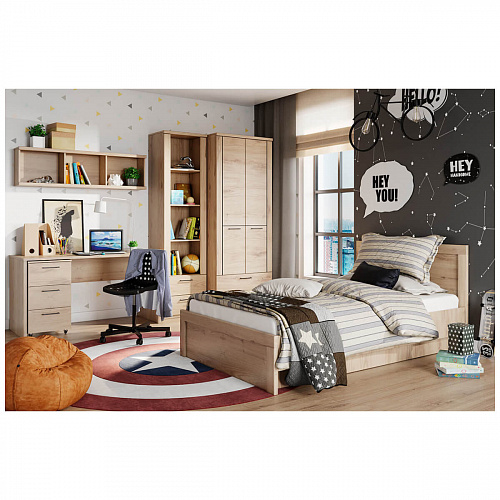 Тумба выкатная DOORSET 3S Дуб наварра