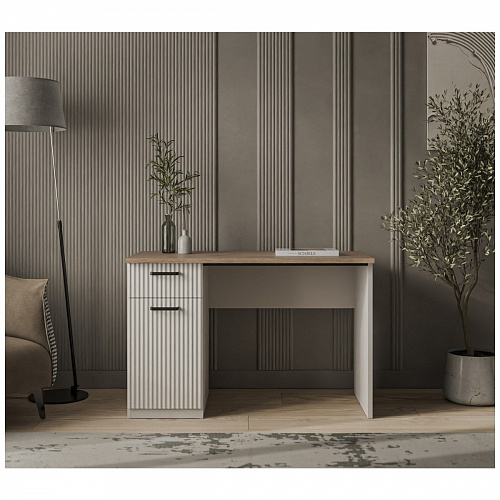 Стол письменный VINATI 1D1S ПЕРСИДСКИЙ ЖЕМЧУГ/АМАРОК