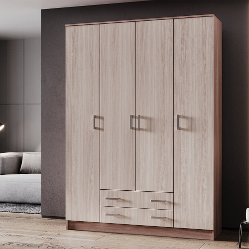 Шкаф Квадро без зеркала Ясень шимо