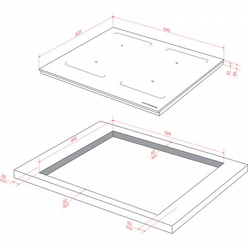 Варочная поверхность Kuppersberg ICI 629