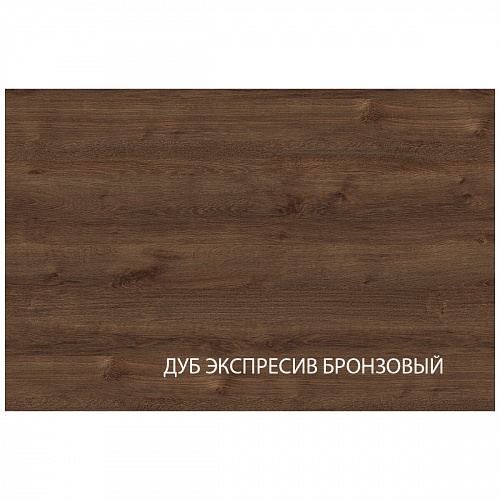 Полка навесная L BRASS Дуб экспрессив бронзовый