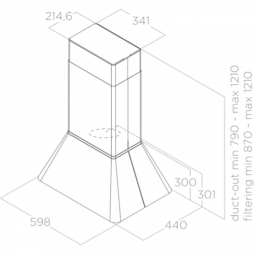 Вытяжки ELICA IKONA BL MAT/A/60-PRF0164784