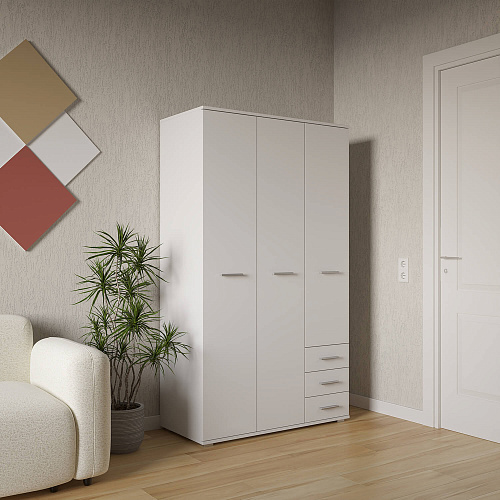 Шкаф НК FUN ШК-3Д Белый