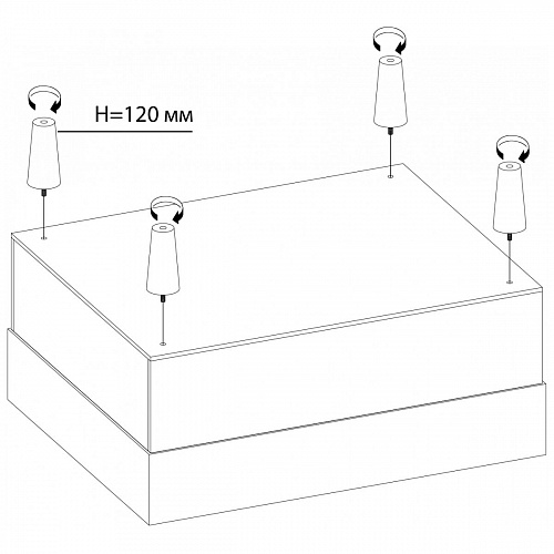 Пуф LOFT SIMPLE 54
