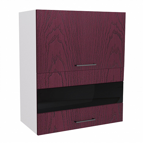 Модуль Шкаф навесной В600Г Астра Красное дерево патина