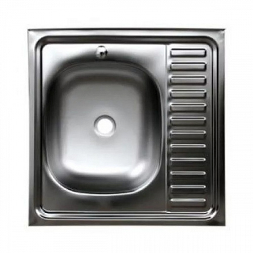 Мойка накладная 600х600 (толщина 0,6, глубина 160)