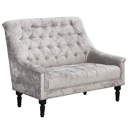 Диван ПРАДО PLUSH SILVER/Венге