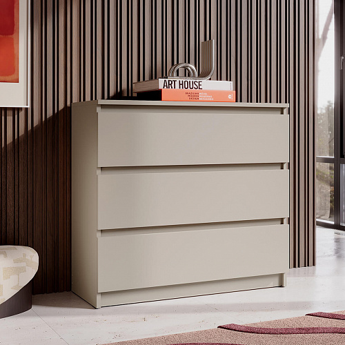 Комод ВЕГА 3Я Сатин