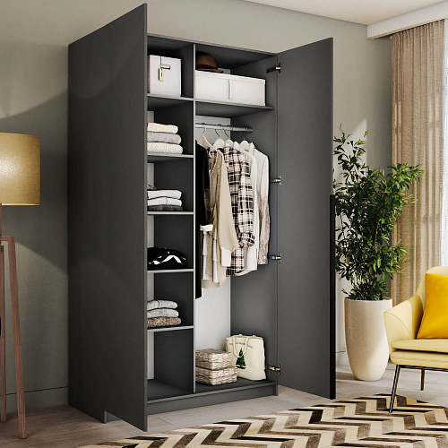 Шкаф Локер 1200 распашной Серый Диамант