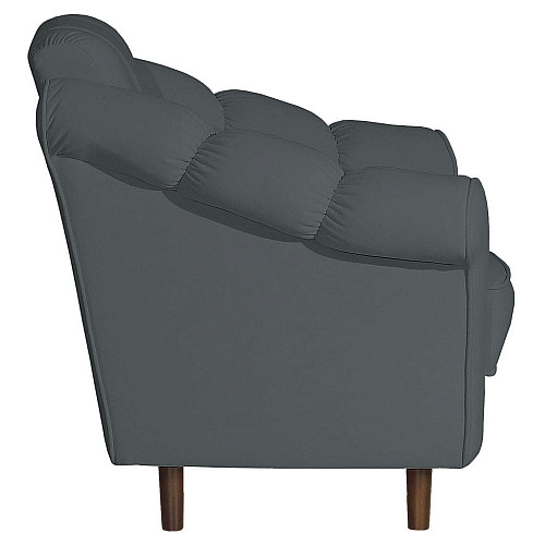 Кресло отдыха Ника Новое CATANIA GRAPHITE/Орех