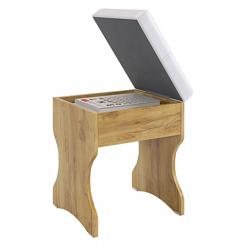 Пуф Виктория-1 дуб крафт золотой