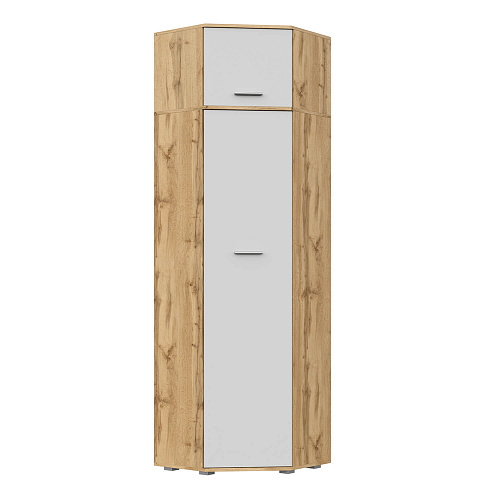 Антресоль угловая НК FUN Дуб вотан/Белый