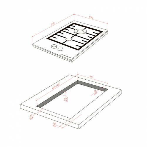 Варочная поверхность Kuppersberg TS 38 X