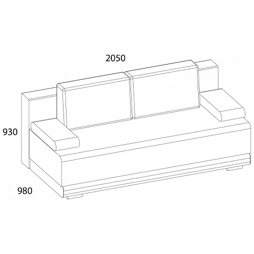 Диван-кровать NAOMI NEW FUSION 14