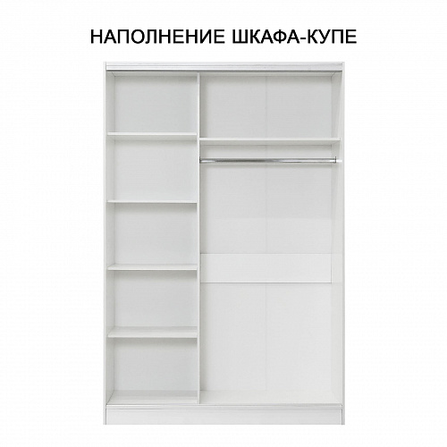 Шкаф-купе 2-х дверный 1540х590 ВАРИАНТ 4 Дуб Крафт золотой