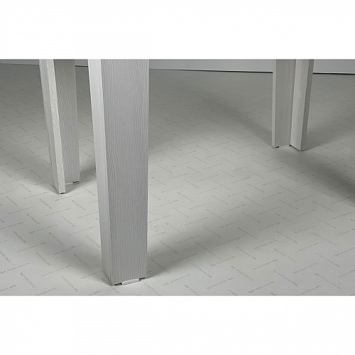 Стол обеденный раскладной Фантазия белый рамух