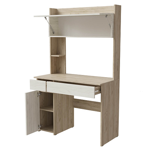 Стол компьютерный СК 10 дуб крафт серый/дуб крафт белый Стол компьютерный СК 10 дуб крафт серый/дуб крафт белый