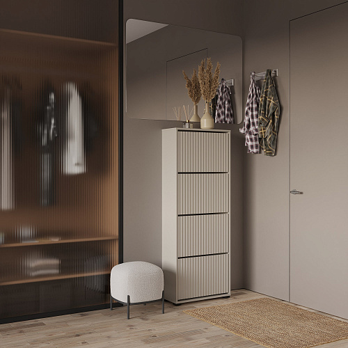 Тумба для обуви НК MOON 4 ящика Кашемир