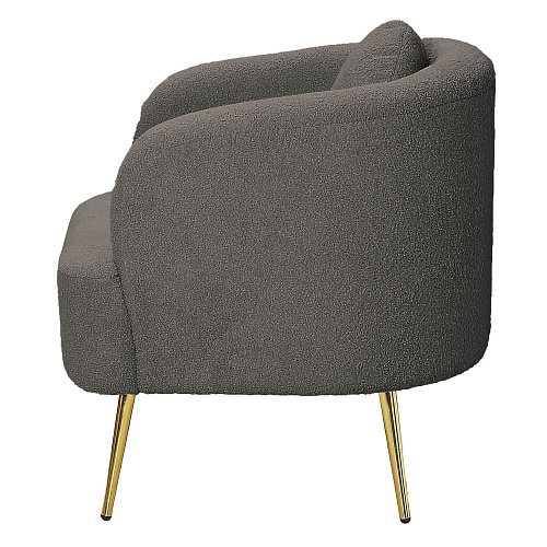 Кресло отдыха Богема BARNI GREY/Золото