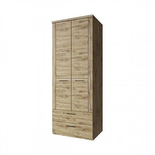 Шкаф DOORSET 2DG2S Дуб наварра