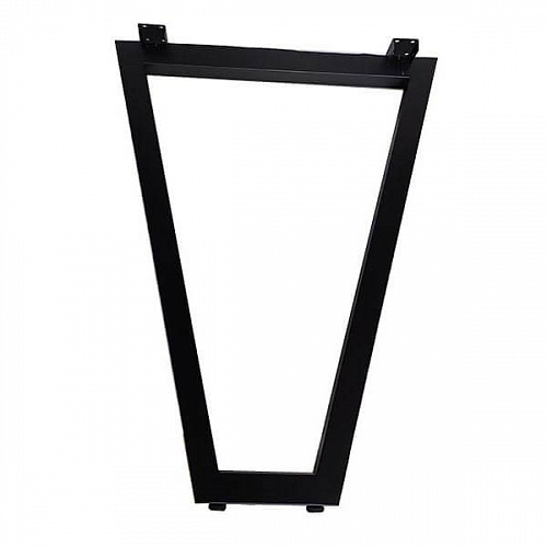 Опора для стола V-образная, 40х40, 725x550х200+5мм, усиленная, черный матовый (RAL9004)