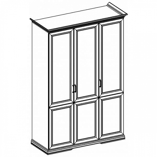 Шкаф SEVILLA 3DG/100 Белый