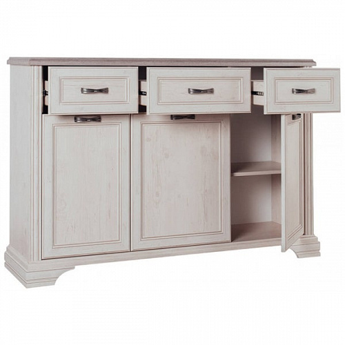 Комод 3D3S MONAKO Сосна винтаж/дуб анкона