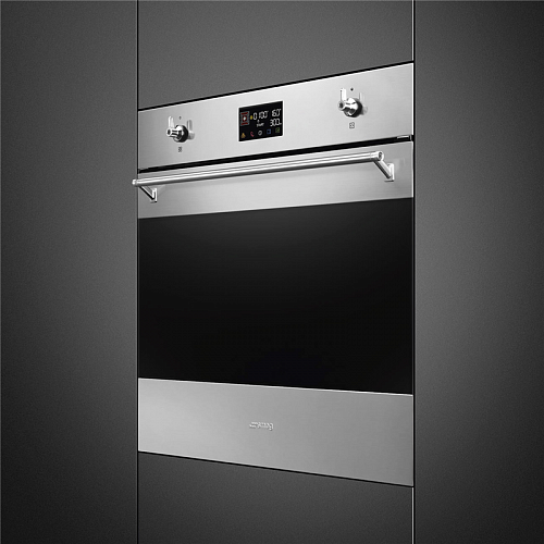 Встраиваемая электрическая духовка SMEG SO6302M2X