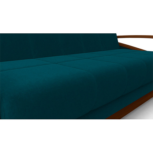 Диван Глория-Аккордеон (массив) CATANIA MENTHOL/Орех