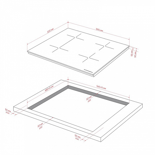 Варочная поверхность Kuppersberg ICI 619