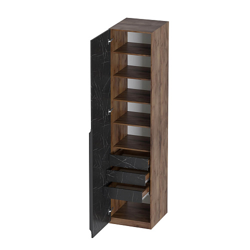 Спальный гарнитур Браун Стекло Таксония/Мрамор неро маркина