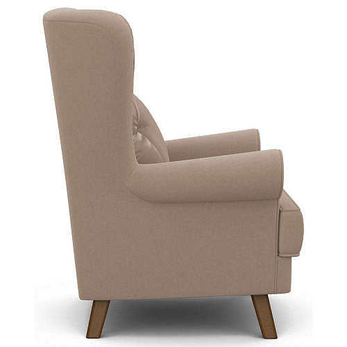 Кресло отдыха Комфорт-2 CATANIA LATTE/Орех