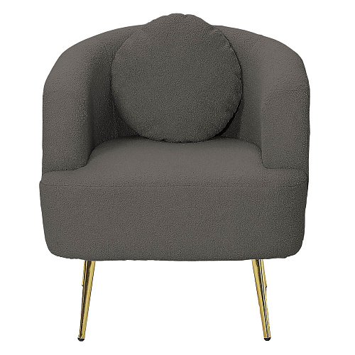 Кресло отдыха Богема BARNI GREY/Золото