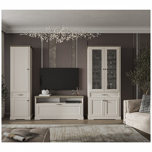 Тумба RTV TOSCANA NEW 1D2N Персидский жемчуг/Каньон