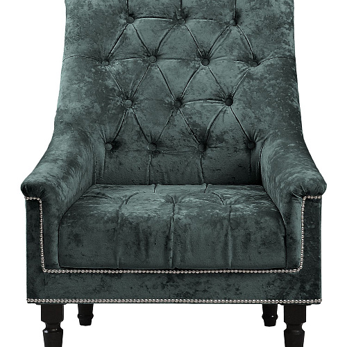 Кресло отдыха ПРАДО PLUSH DUSTY GREEN/Венге