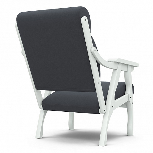 Кресло отдыха Вега-10 CATANIA STEEL/Снег (Лак)