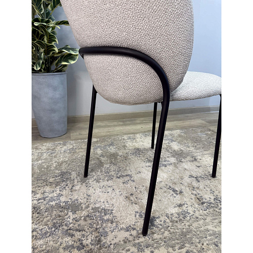 Стул Kenner 307SD черный/серебристый B06