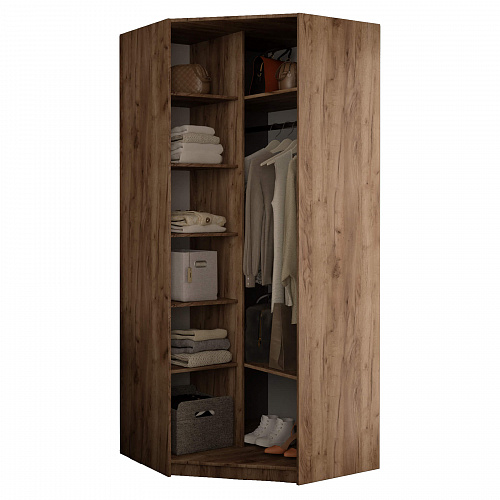 Шкаф угловой Локер Дуб Крафт табачный