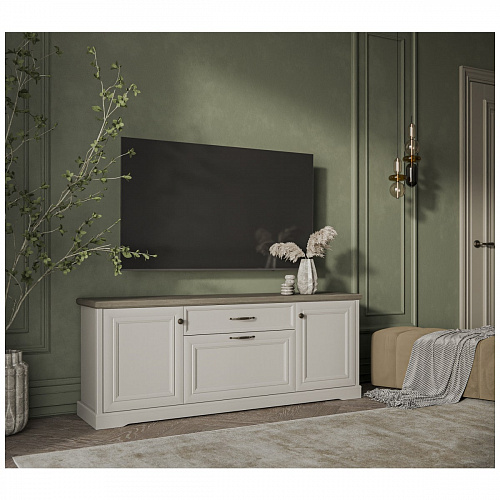 Тумба RTV TOSCANA NEW 3D1S Персидский жемчуг/Каньон